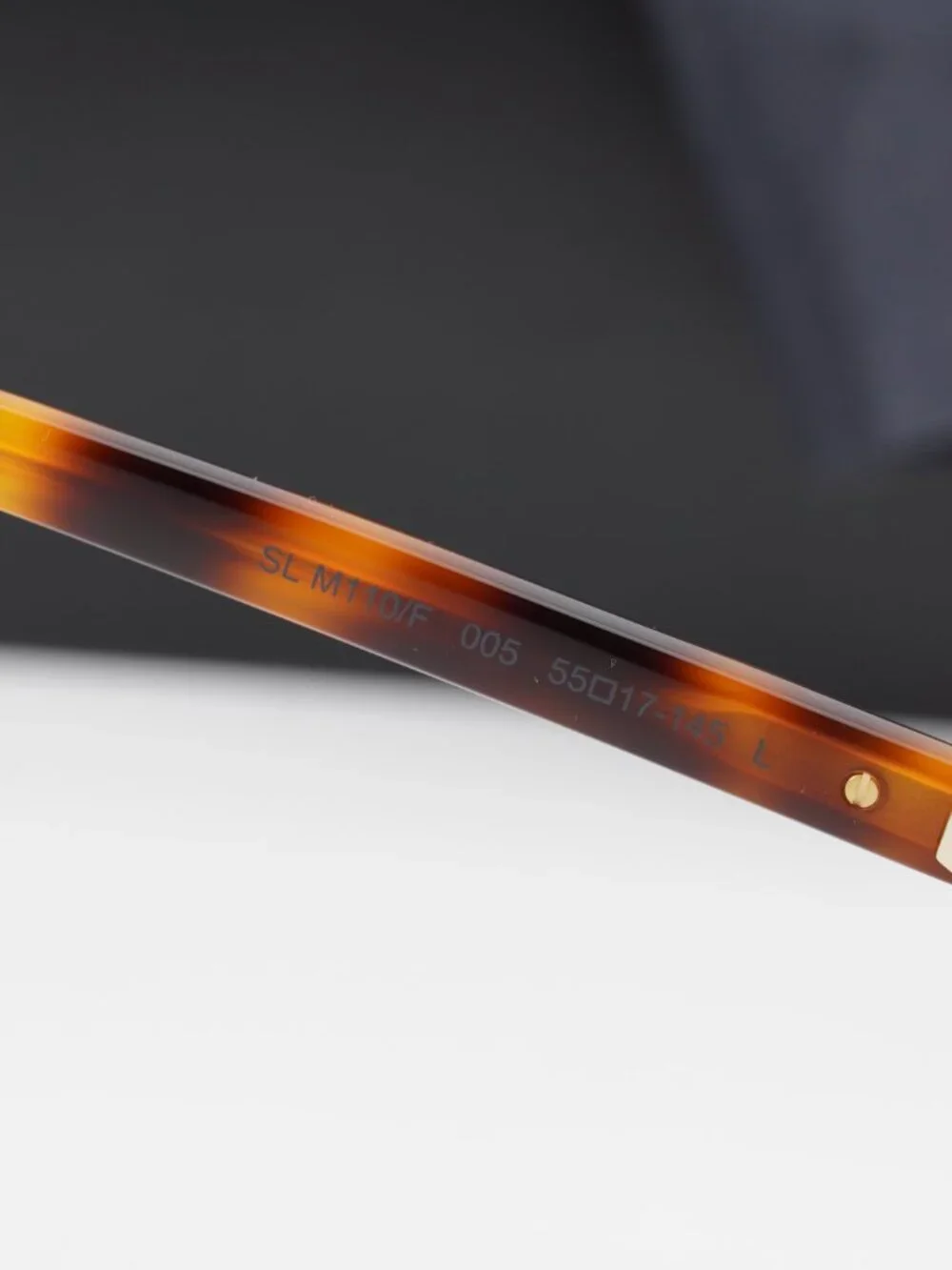 Saint Laurent SLM110F 005 Square Eyeglasses – Havana 55mm - Picture 8 of 11